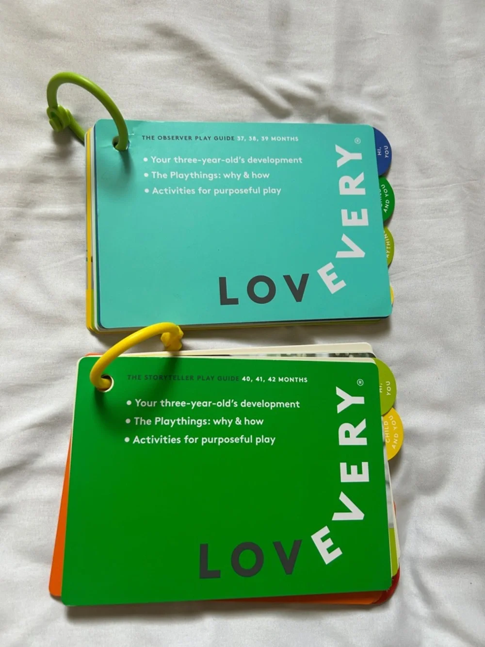 LiKe❤️for $10 off🍎 Lovevery play guide lot